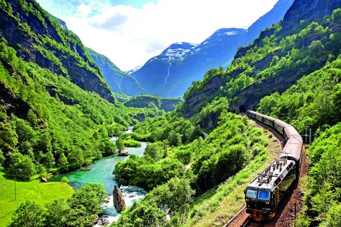 Viaje a los fiordos noruegos en tren