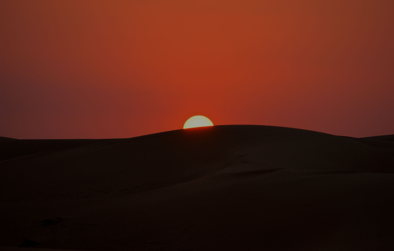 puesta de sol en Dubai