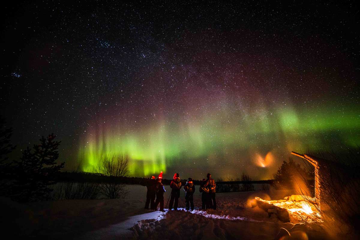 desnowtrips : laponia aurora boreal fin de año